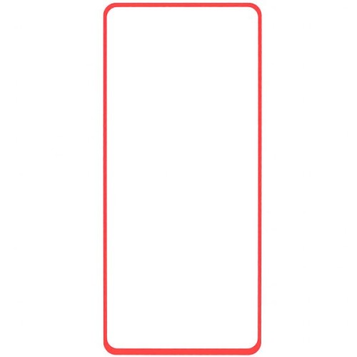 Защитное стекло для Samsung Galaxy Note 10 Lite Red Line Full Screen Красное
