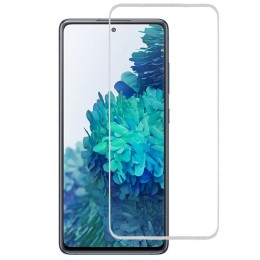 Защитное стекло для Samsung Galaxy S20FE Glass Pro Full Glue светящееся Белое