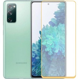 Защитное стекло для Samsung Galaxy S20 FE Glass Pro Full Glue светящееся Оранжевой