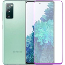 Защитное стекло для Samsung Galaxy S20 FE Glass Pro Full Glue светящееся Фиолетовое