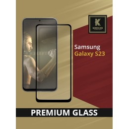 Защитное стекло для Samsung Galaxy S23 Krieger Черное
