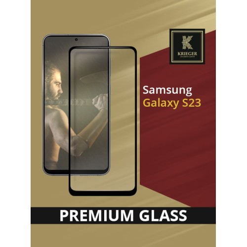Защитное стекло для Samsung Galaxy S23 Krieger Черное