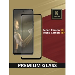 Защитное стекло для Tecno Camon 18P Krieger Черное