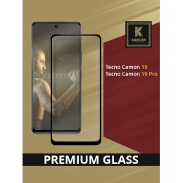 Защитное стекло для Tecno Camon 19 / Tecno Camon 19 Pro Krieger Черное