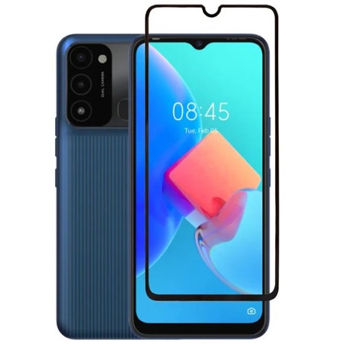 Защитное стекло для Tecno Spark Go 2022 5D Черное