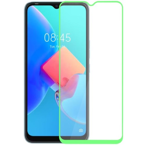 Защитное стекло для Tecno Spark Go 2022 Glass Pro Full Glue светящееся Зеленое