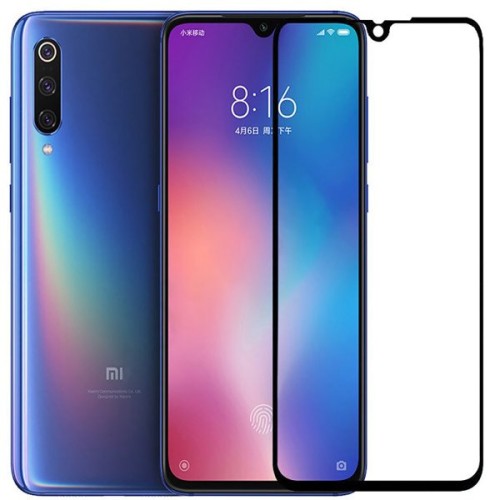 Защитное стекло для Xiaomi Mi9 Red Line Full Screen Черное