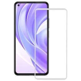 Защитное стекло для Xiaomi Mi 11 Lite Glass Pro Full Glue светящееся Белое