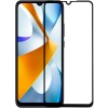 Защитное стекло для Xiaomi Poco C40 Red Line Full Screen Черное