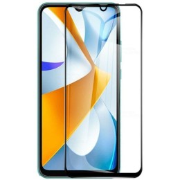 Защитное стекло для Xiaomi Poco C40 Glass Pro Full Glue Черное