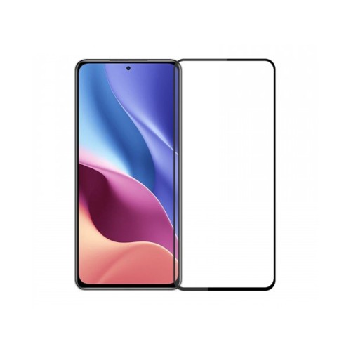 Защитное стекло для Xiaomi Poco F3 DF poColor-05 Черное