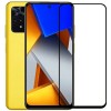 Защитное стекло для Xiaomi Poco M4 Pro Glass Pro Full Glue Черное