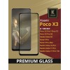 Защитное стекло для Xiaomi Poco X3 Pro Krieger Черное