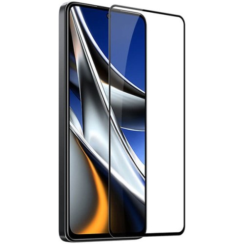Защитное стекло для Xiaomi Poco X4 Pro 5G Red Line Full Screen Черное