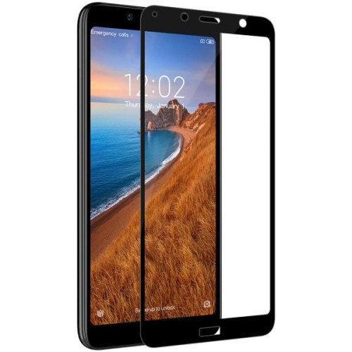 Защитное стекло для Xiaomi Redmi 7A Glass Pro Glue 10D Черное
