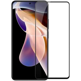 Защитное стекло для Xiaomi Redmi Note 11 Pro Red Line Full Screen 3D Черное