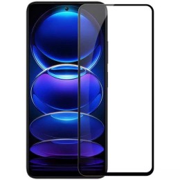 Защитное стекло для Xiaomi Redmi Note 12 4G / Xiaomi Redmi Note 12 5G / Xiaomi Poco X5 5G 5D Черное