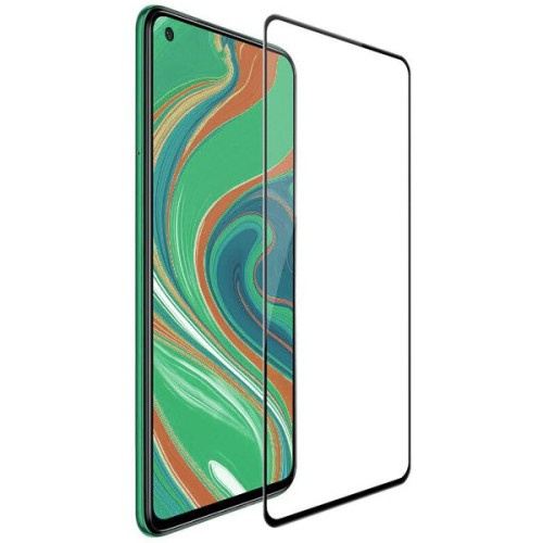 Защитное стекло для Xiaomi Redmi Note 9 Glass Pro Full Glue 9D Черное
