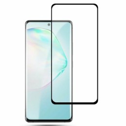 Защитное cтекло для Samsung Galaxy S10 3D c вырезом для отпечатка Черное