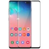 Защитное cтекло для Samsung Galaxy S10 Plus 3D с вырезом для отпечатка Черное