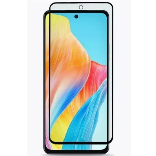 Защитное стекло для Oppo A3 с вырезом 5D Черный