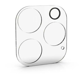 Защитное стекло для камеры Apple iPhone 12 Pro Max Glass Pro Glue 3D с фокусировкой вспышки Прозрачное