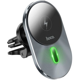 Автомобильный держатель с беспроводной зарядкой Hoco CA91 Черный