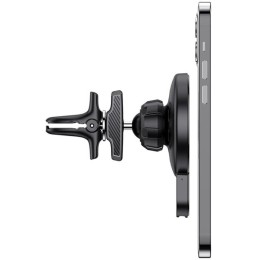 Автомобильный держатель с беспроводной зарядкой Hoco CA85 Черный