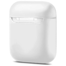 Силиконовый чехол для Apple AirPods 2 TPU Case Белый