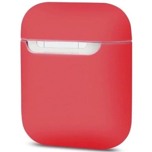 Силиконовый чехол для Apple AirPods 2 TPU Case Красный