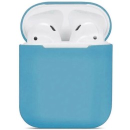 Силиконовый чехол для Apple AirPods 2 TPU Case Бирюзовый