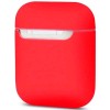 Силиконовый чехол для Apple AirPods 2 TPU Case Светло красный