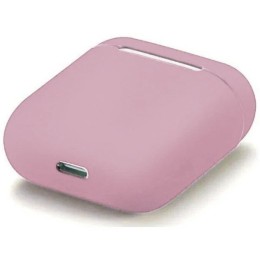 Силиконовый чехол для Apple AirPods 2 TPU Case Светло розовый