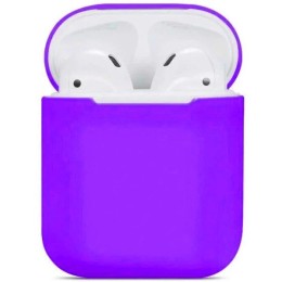 Силиконовый чехол для Apple AirPods 2 TPU Case Фиолетовый