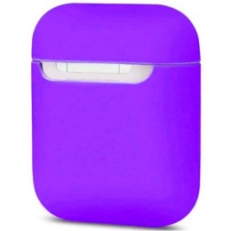 Силиконовый чехол для Apple AirPods 2 TPU Case Фиолетовый
