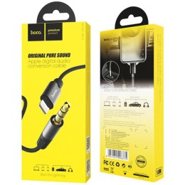 Кабель Aux Apple Lightning - 3.5mm Hoco UPA13 TPU 1м Черный