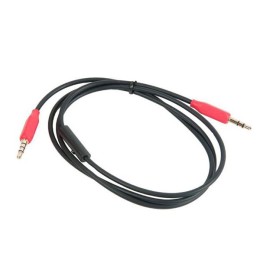 Кабель Aux Hoco UPA12 TPU 1м Red