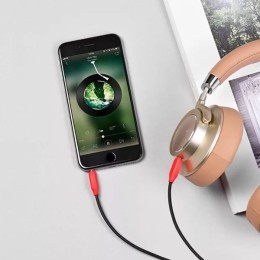 Кабель Aux Hoco UPA12 TPU 1м Red