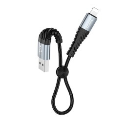 Кабель USB для Apple Lightning Hoco X38 0.25м Черный