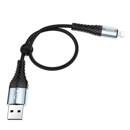 Кабель USB для Apple Lightning Hoco X38 0.25м Черный