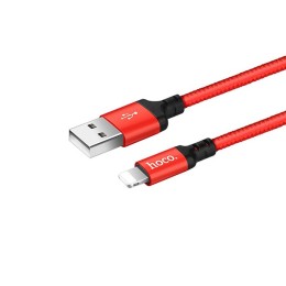 Кабель USB для Apple Lightning Hoco X14 1м Красный