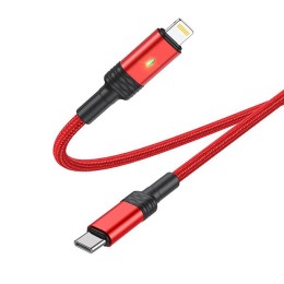 Кабель USB Type-C Lightning Borofone BU30 PD20W 1.2м Красный