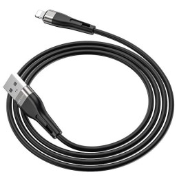 Кабель USB для Apple Lightning Borofone BX46 TPU 1м Черный