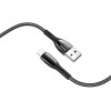 Кабель USB для Apple Lightning Hoco U89 1.2м Черный