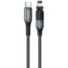 Кабель USB Type-C Lightning Hoco U100 1.2м Черный