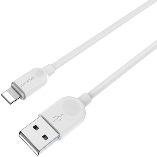 Кабель USB для Apple Lightning Borofone BX14 2м Белый