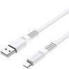 Кабель USB Apple Lightning Borofone BX23 TPU 1м Белый