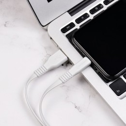 Кабель USB Apple Lightning Borofone BX23 TPU 1м Белый