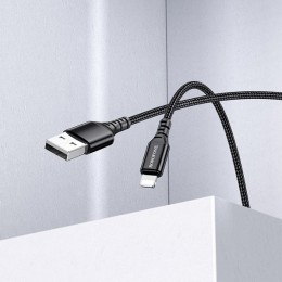 Кабель USB Apple Lightning Borofone BX54 1м Черный