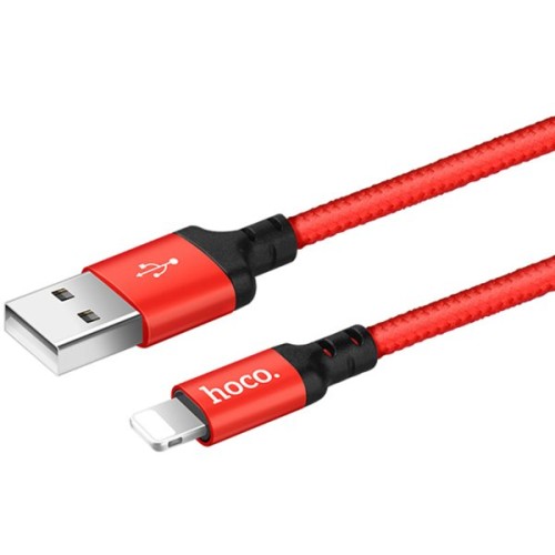Кабель USB Apple Lightning Hoco X14 2м Красный